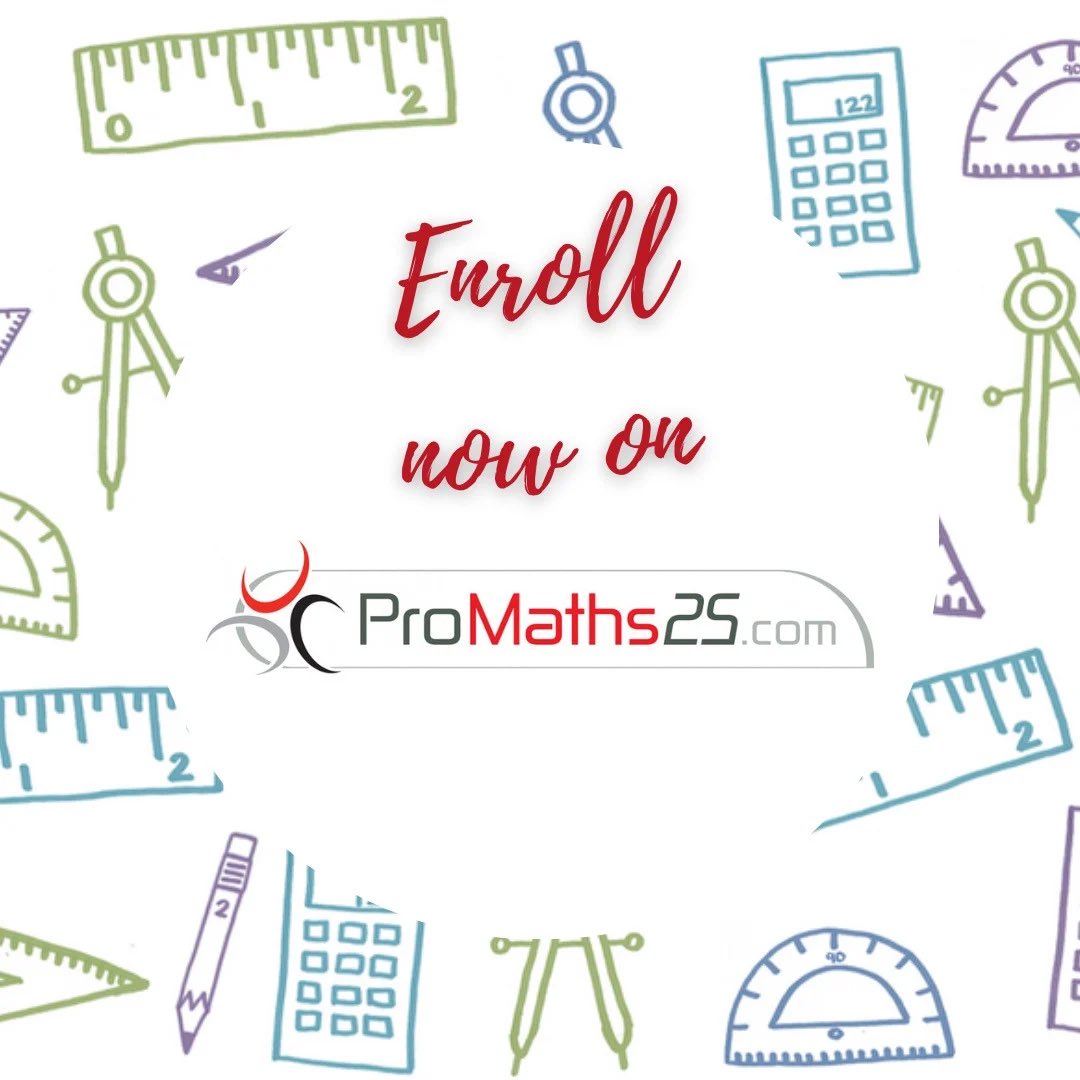 ProMaths25's tweet image. 🚀 ProMaths25.com is back with weekly math lessons! Register at promaths25.com for expert guidance, live classes, and 30+ years experienced tutors. 📚✨ #MathSuccess #ProMaths25