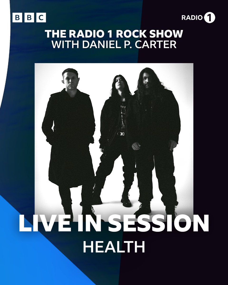 ๐ฏ๐๐๐๐๐ ๐ป ๐ฎ๐๐๐๐๐ (@danielpcarter) on Twitter photo Tonight on <a href="/BBCR1/">BBC Radio 1</a> and <a href="/BBCSounds/">BBC Sounds</a> from 11pm. <a href="/_HEALTH_/">HEALTH</a> in session from BBC Maida Vale studiosโฆ Tonight on <a href="/BBCR1/">BBC Radio 1</a> and <a href="/BBCSounds/">BBC Sounds</a> from 11pm. <a href="/_HEALTH_/">HEALTH</a> in session from BBC Maida Vale studiosโฆ