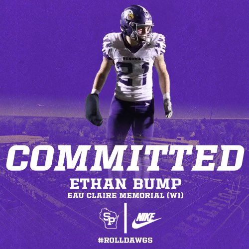 I want to announce my commitment to the University of Stevens Point thank you <a href="/coach_lacombe/">Trenton LaCombe</a> and <a href="/CoachVenne/">Coach Venne</a> for the opportunity to help build the program. thank you <a href="/DBCoachMcCalebb/">Coach Willie McCalebb</a> for helping me grow as a player and a man.
