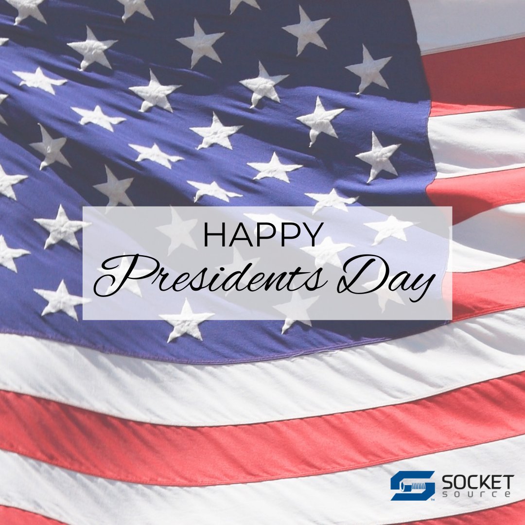 In honor of our U.S. Presidents, Happy Presidents Day! 

#PresidentsDay #USA #MadeInTheUSA #Sockets #SocketSource