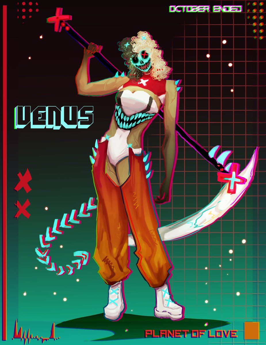 Ty to everyone who joined :3 here is the finished piece of the oc!