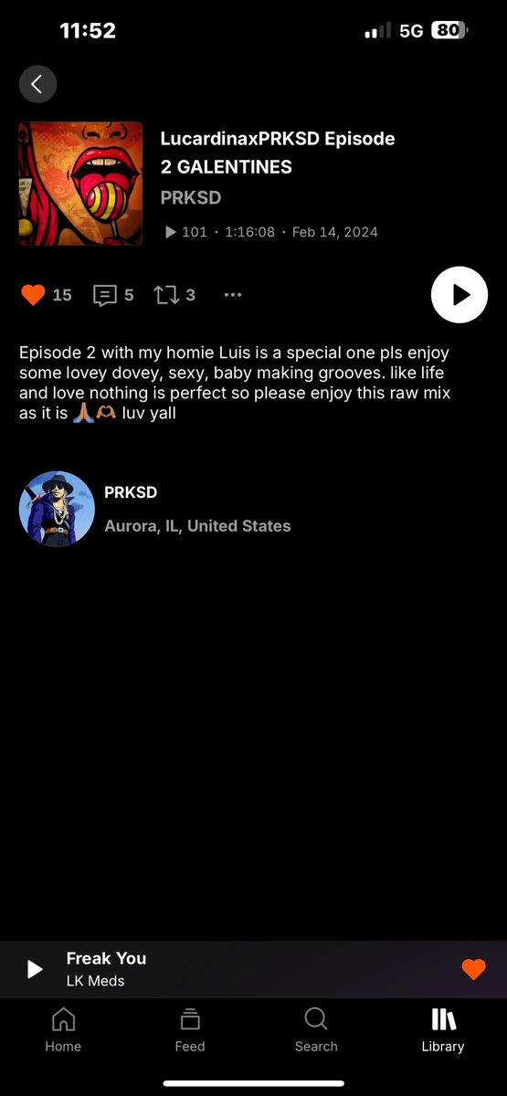 ParksidePimp's tweet photo. the last mix i posted on SoundCloud reached 100 views 😭😭😭 i know that’s not shit but like getting people to listen to this shii 100 times is crazy to me. not just that but people reaching out and saying they genuinely liked it just motivates me even more https://t.co/we2GueQAfo
