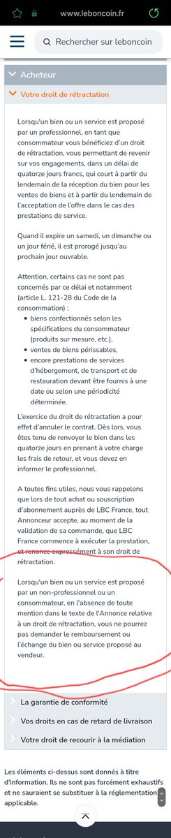 cnono94's tweet photo. @leboncoin Bonsoir,

J'ai vendu un écran à une personne en publient m9n annonces sur votre site et je lui est vendu en main propre.

Comme le stipule votre article je suis dans mon droit de refuser ça demande de remboursement? https://t.co/nq0D4cSQbD