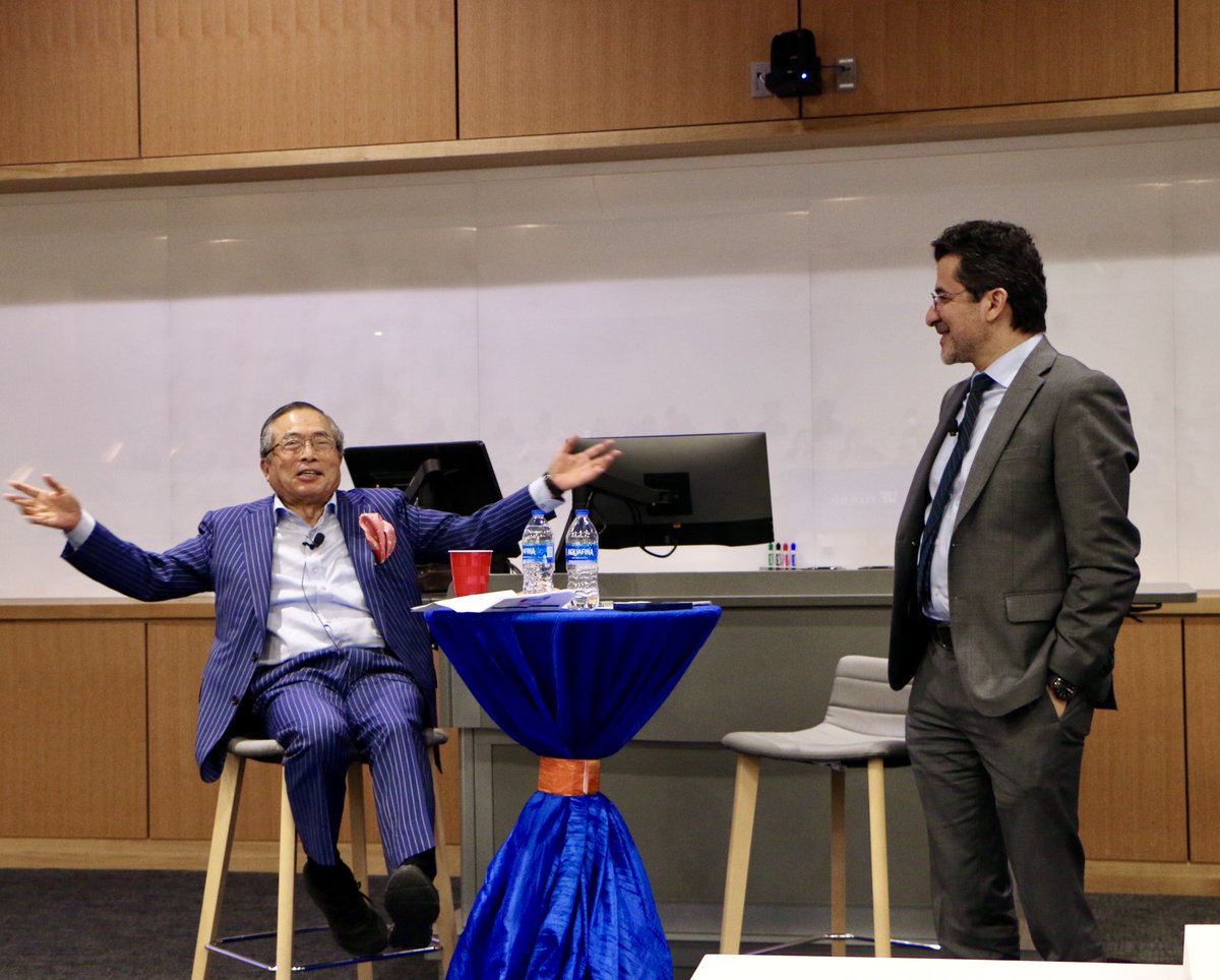 ECEflorida's tweet photo. Such an honor to host ECE Florida alumnus Dr. Sachio Semmoto (MS '68, PhD '71) for a Q&amp;A session this morning in Malachowsky Hall. The event was moderated by the Sachio Semmoto Chair of ECE Florida Dr. Mark Tehranipoor. https://t.co/cu2yLWa9dD