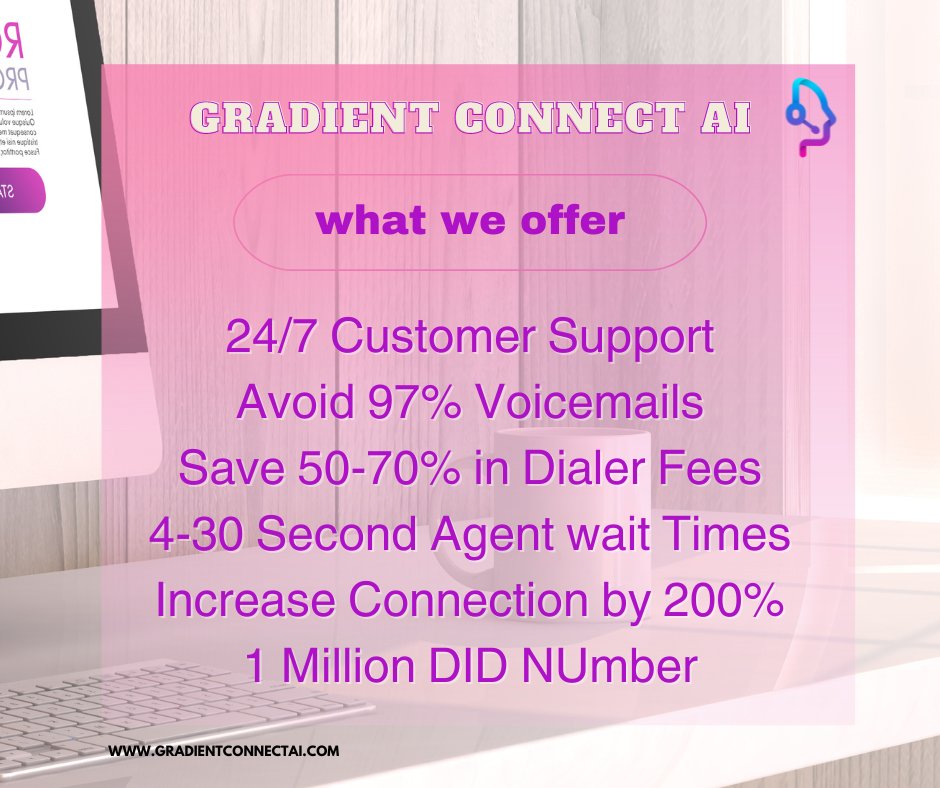 Unicorn_Dialer's tweet image. Want to supercharge your sales game? Our predictive dialer is your answer! Effortlessly dial through leads, close deals faster, and watch your sales soar. 🚀📱
#salesacceleration #PredictiveDialing #VoIP #VoIPSolutions #voipservices #VoipSystem #VoIPTechnology #callcenter