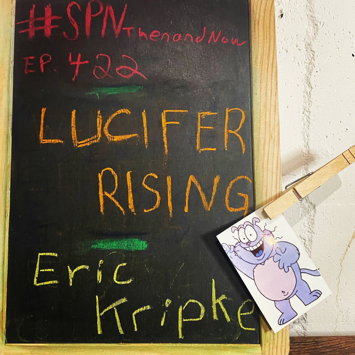 SPNthenandnow's tweet photo. New podcast episode today! #SPNFamily #spn @dicksp8jr @RobBenedict @therealKripke https://t.co/7OH8ev5zpv