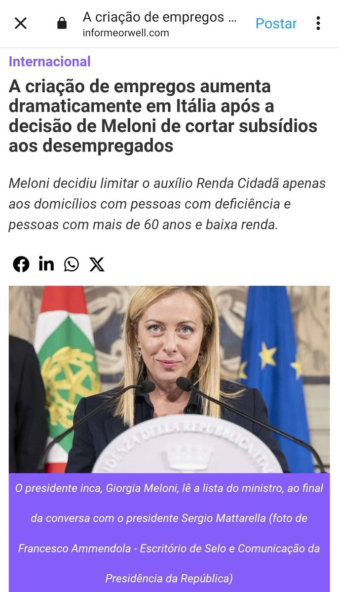 Acabar com a subsídiodependência! Bravo Itália!