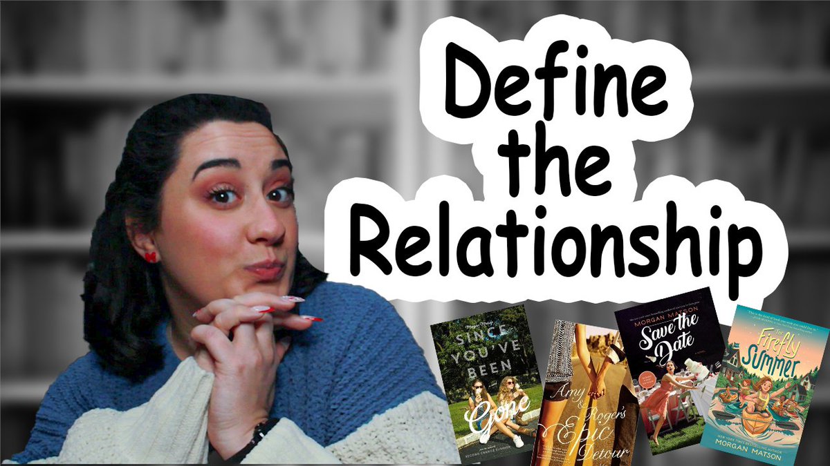 Ever heard the term DTR?? WHAT IF we define the relationship with the authors we read from???
Welcome to my new video series!! #booktube #dtr

Author DTR | Morgan Matson youtu.be/U62NUiGgAJQ?si…