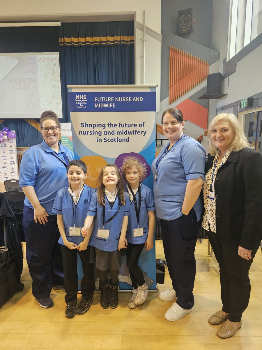 What a day today at the launch of Healthcare +, the sim area in @stmacharacademy in collaboration with @NHSGrampian. Thank you to the children from @sunnybanksch for joining us along with @Excelerate_TWF and @RADevSchool