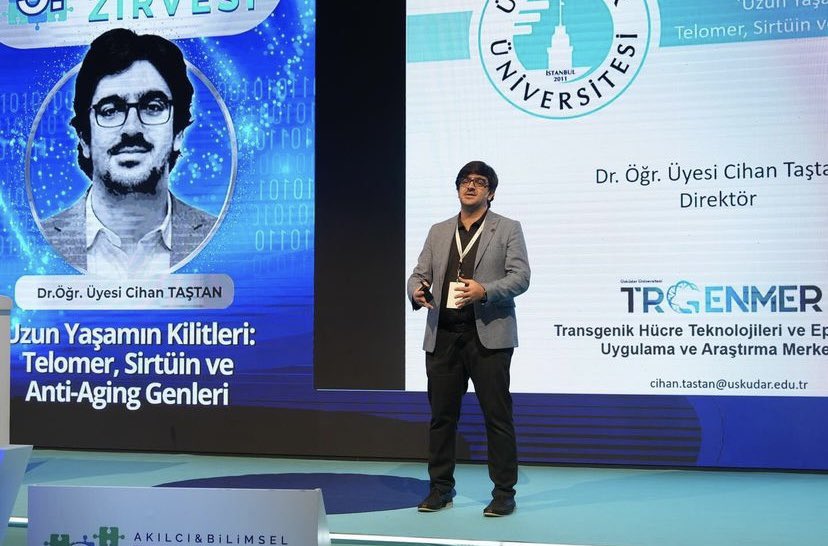 trgenmer's tweet photo. 16-18 Şubat tarihlerinde gerçekleşen Takviye Zirvesi’nin 2. günü sıradışı konu ve anlatımıyla sunumunu gerçekleştiren direktörümüz Dr. Öğr. Üyesi Cihan Taştan "Uzun Yaşamın Kilitleri: Telomer, Sirtüin ve Anti-Aging Genleri" konulu sunumunu gerçekleştirmiştir. 
@CihanTastan_PhD https://t.co/hn7vFnMHsO