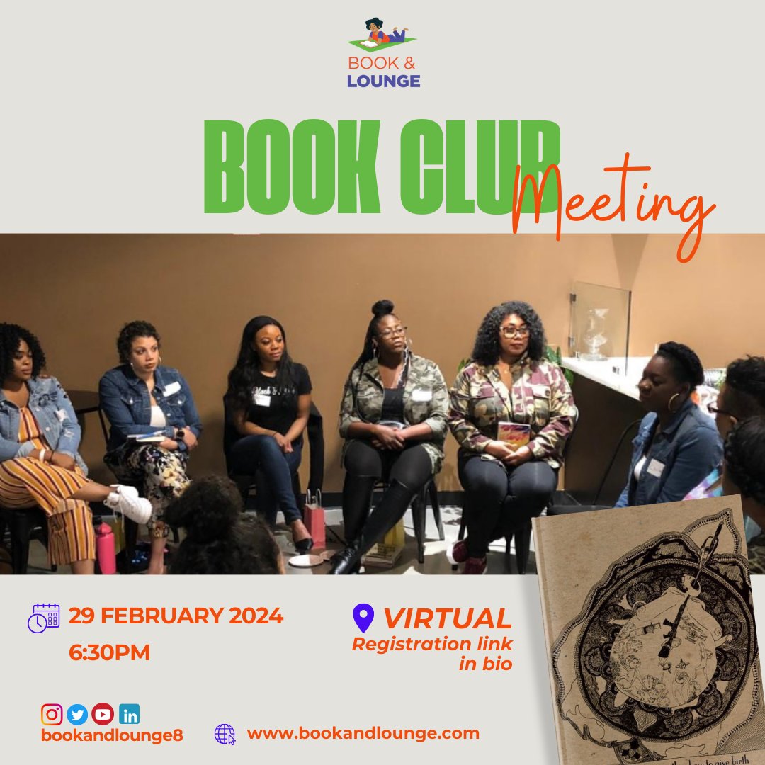 bookandlounge8's tweet photo. Our book club meeting comes off on the 29th of February to discuss our latest read. Come join us, let's explore the pages together.
Click the link in the bio to register
#teachingmymotherhowtogivebirth #bookclub #bookstagram #booklovers #bookworm #bookandlounge #februaryread https://t.co/TWapVJILiP