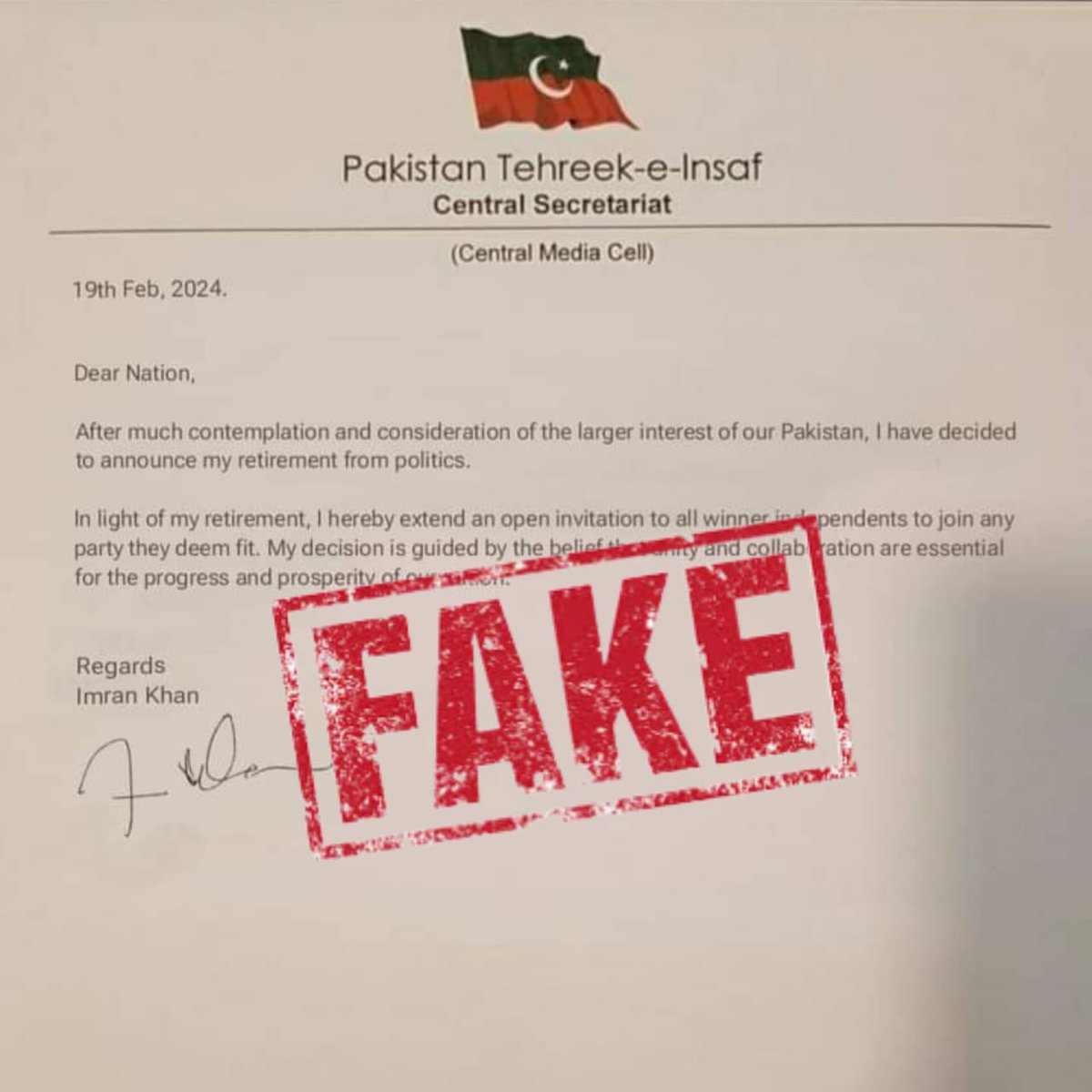PTI tweet media