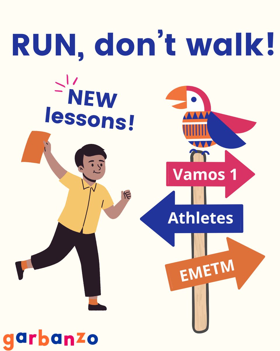 IT'S HERE! Vamos Unit 1 on Garbanzo is LIVE! Vamos Unit 1 has 17 amazing lessons including 6 multi-artist lessons which include conversation! You will want to check this out!! And - we have something for everyone today because we are also releasing 62 new misc lessons!