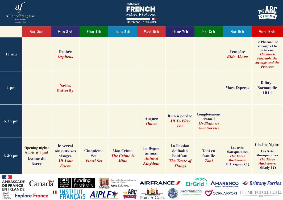 Cork French Film Festival tweet media