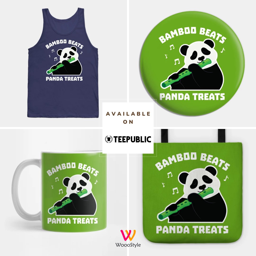 wooostyle's tweet photo. Adorable panda playing flute t-shirt design! 🐼🎶 Perfect for music lovers and animal enthusiasts.

https://t.co/9zONdEycKf

@TeePublic  #teepublic #panda #flute #musician #Bamboo #AnimalLovers #musiclover #artist #tshirt  #Stickers #Hoodies #apparel #fashion #clothing #totebags https://t.co/AFx7fTWPUo