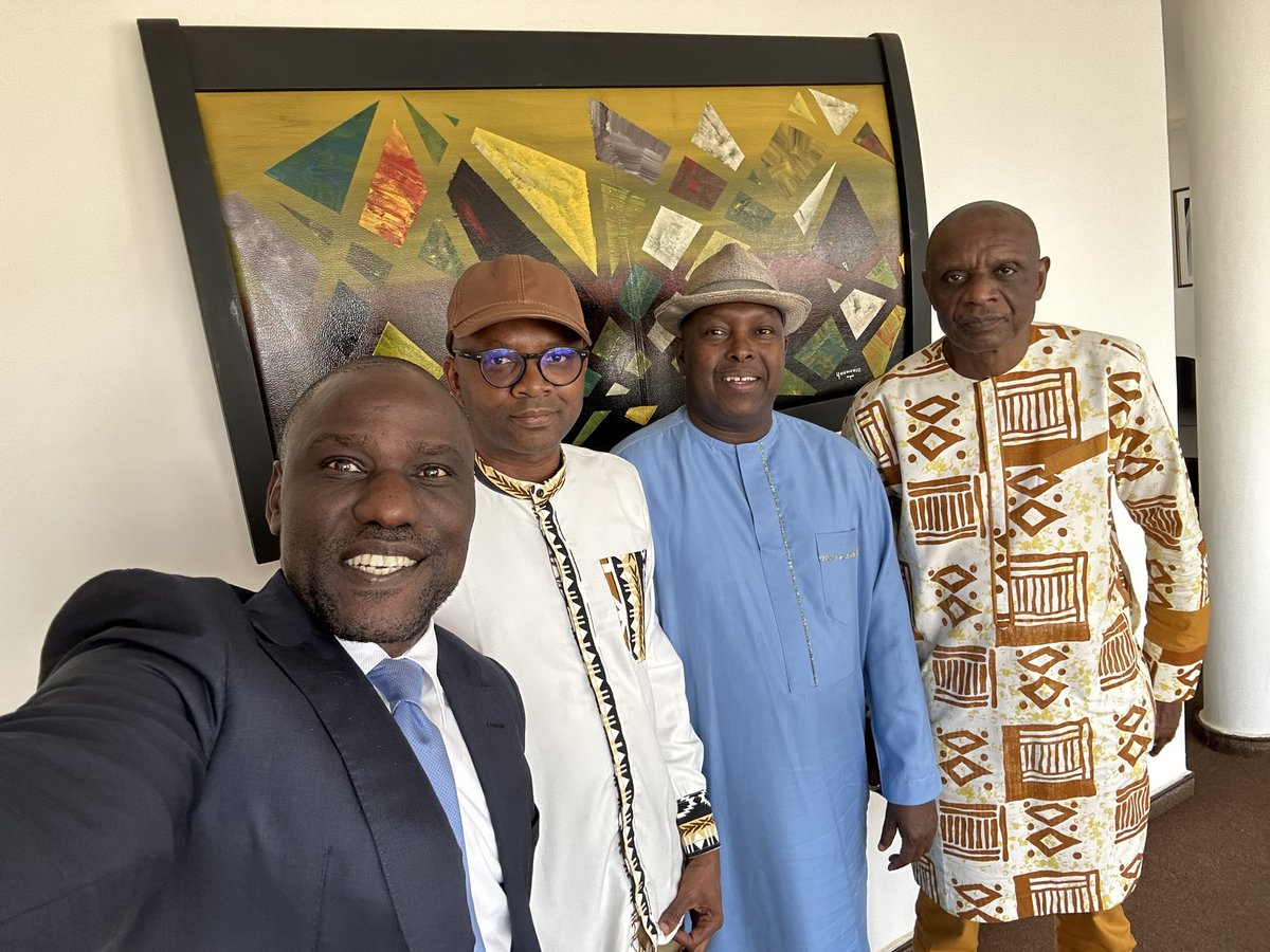 Sight and sounds of Senegal!

Fruitful conversation today with some of the prominent civil society leaders in  Senegal amidst political crisis and context.
Their resilience testify that the  Senegalese people have a track record to rectify things  whenever its democracy goes in