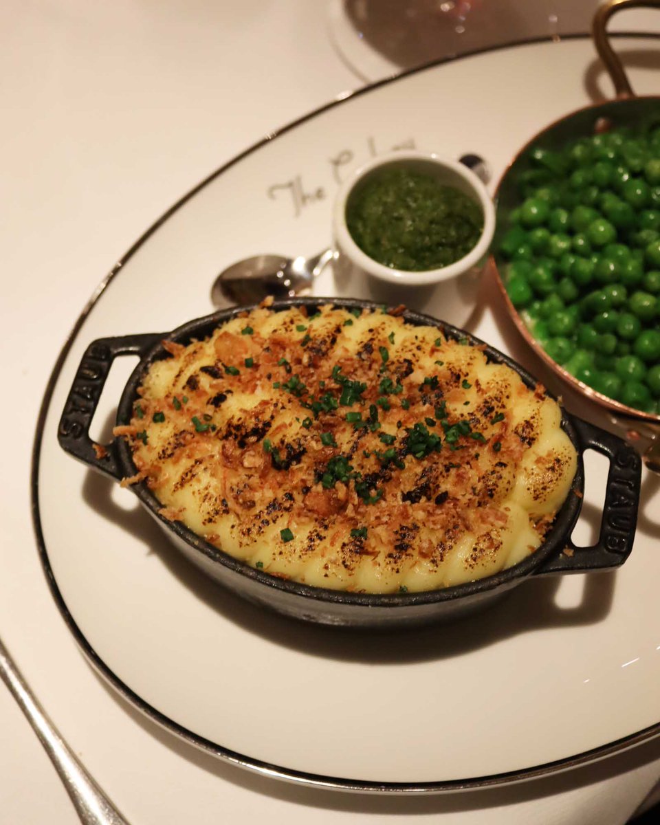 ColonyGrillRoom's tweet photo. Back on the menu, our Shepherd's Pie with snow pea fricassée and fresh mint salsa verde is the only option when it comes to warming winter dishes.

#TheColonyGrillRoom https://t.co/aP0xGK5pLb