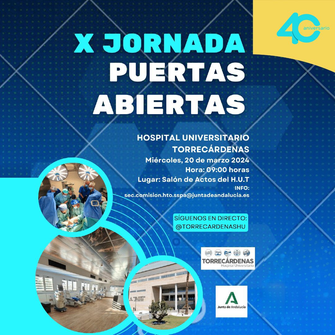 NefroHUT's tweet photo. R0s si queréis consultar sobre la especialidad y nuestro servicio estaremos encantados de atenderos por aquí. 
Además, el próximo 20 de Marzo 📆 tendrá lugar en nuestro hospital la X jornada de puertas abiertas para futuros residentes. ¡Os esperamos! 
@UDocencia @TorrecardenasHU https://t.co/vTOgUl2EPq