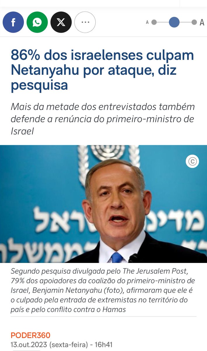 É mais fácil o Netanyahu cair e Israel continuar a parceria com o Lula e o Brasil do que o Lula pedir desculpas e voltar atrás no que disse. O corrupto Netanyahu vai cair! LULA TEM RAZÃO 👏

Holocausto | Gaza | Tel Aviv | Governo de Israel | Genocídio | Nobel da Paz | Globo News