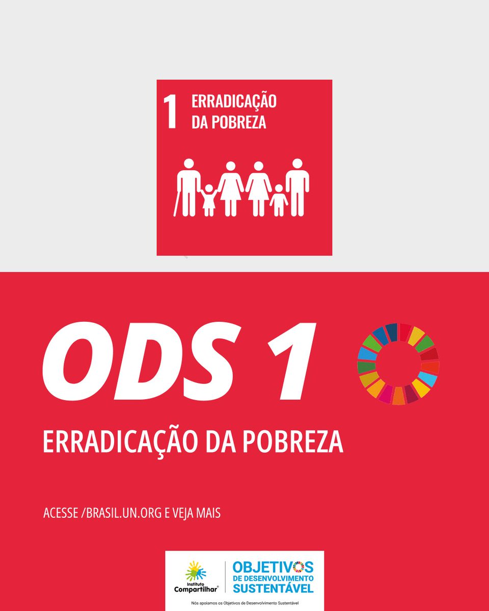 Compartilhar's tweet photo. ODS 1 I Erradicar a pobreza não é uma tarefa de bondade, é um ato de justiça e a chave para desbloquear um enorme potencial humano 🌏

Veja o conteúdo completo no nosso Instagram! https://t.co/ru2bxls3Bd