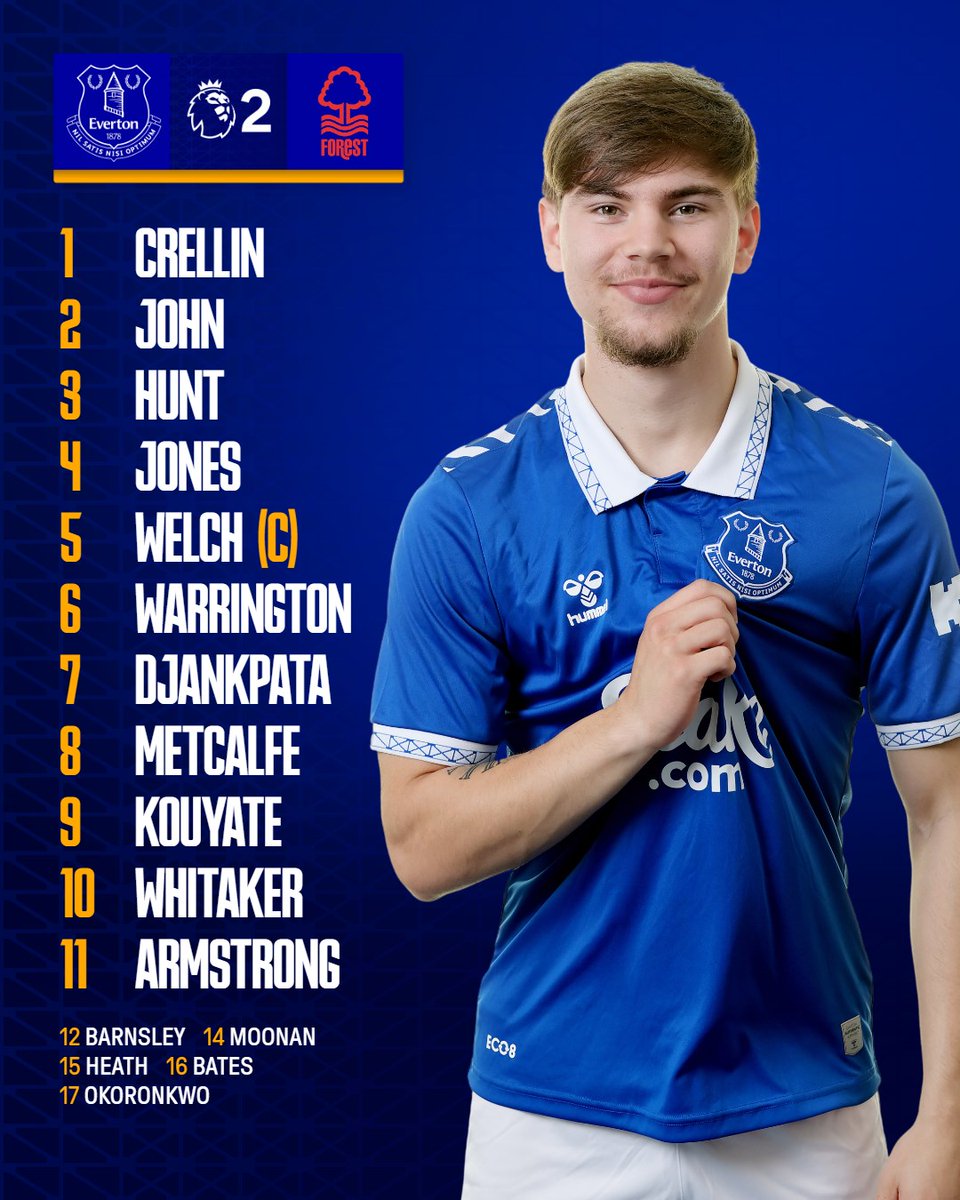 Tonight's #EFCU21 team news! 🔵