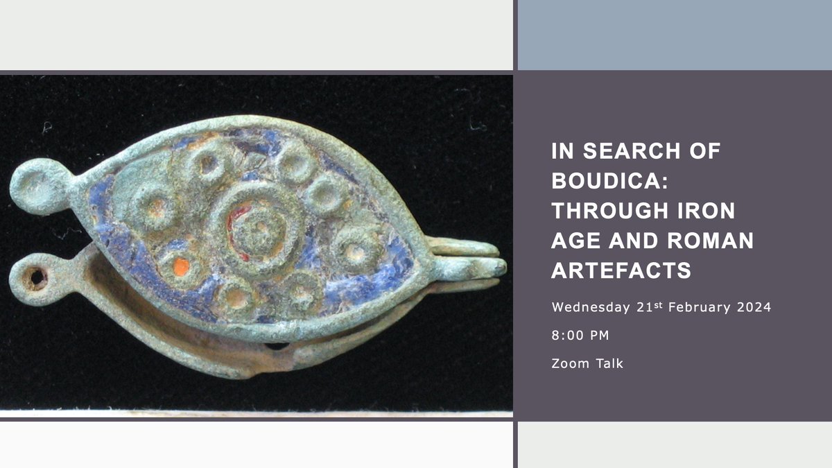 How much do you know about the fabled Queen Boudica and the British 'War of Independence'.
If you want to know what evidence there is for the historical Boudica, we have a Zoom talk that might interest you.
Open to all, free of charge, please email gibsonlibrary1832@gmail.com.