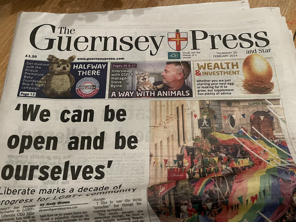 SteveJByrne's tweet photo. Wasnโt expecting a 2 page spread in the @GuernseyPress last week during our @GSPCA #GSPCAPurpleWeek from @LlysNini to @PrestonRSPCA to @RSPCASheffield and many @RSPCA_official adventures ๐ฎ ๐ #guernsey #loveGuernsey #GSPCA #GuernseySPCA #RSPCA #llysnini #GuernseyPress https://t.co/cFp8W8PX18