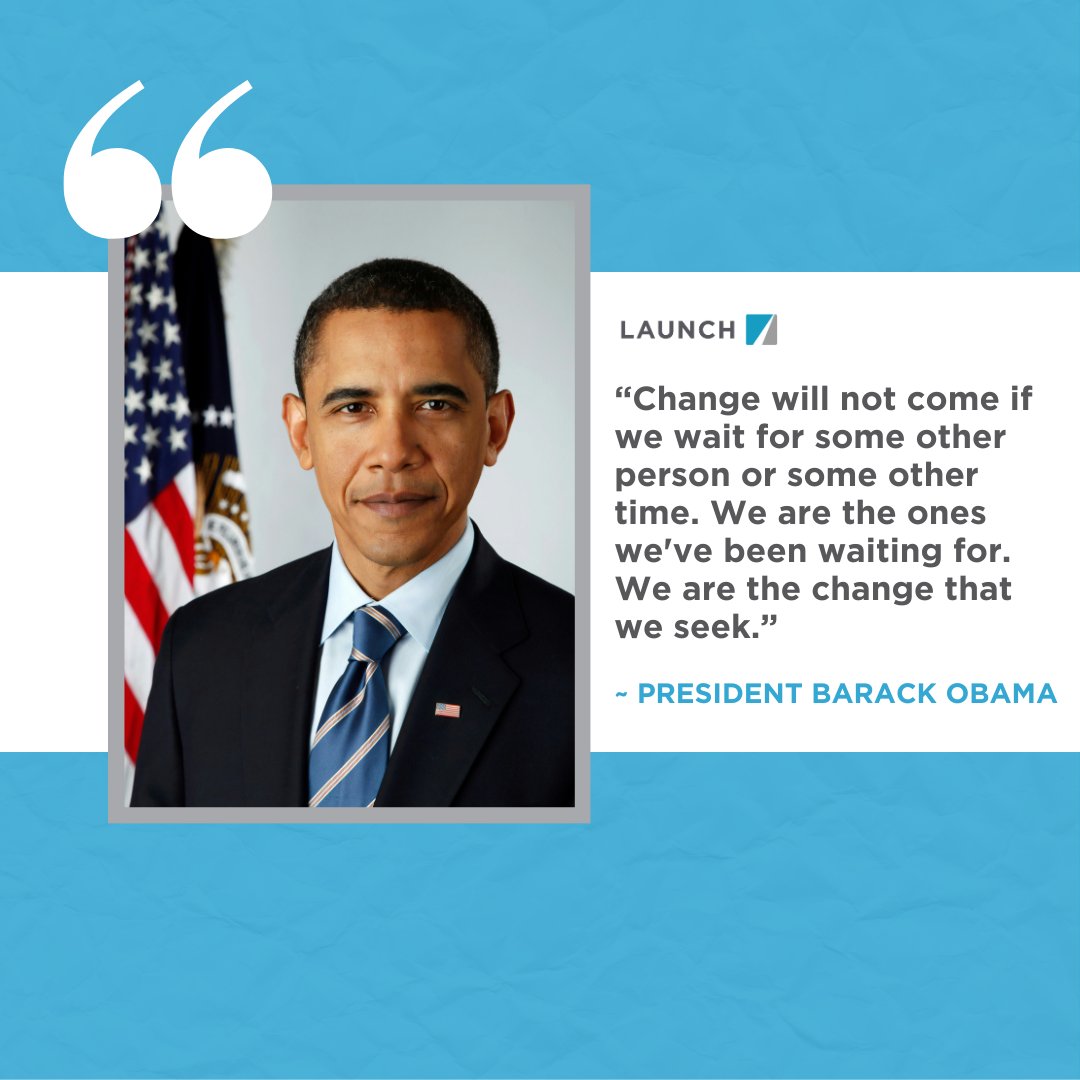 Happy Presidents' Day! Here's a quote from our nation's 44th president to inspire you to go out and make a difference. 
#PresidentObama #PresidentsDay <a href="/BarackObama/">Barack Obama</a>