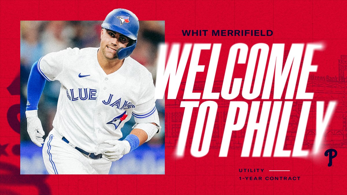 Phillies's tweet image. Always Whiz Whit.

Welcome to Philly, @WhitMerrifield!