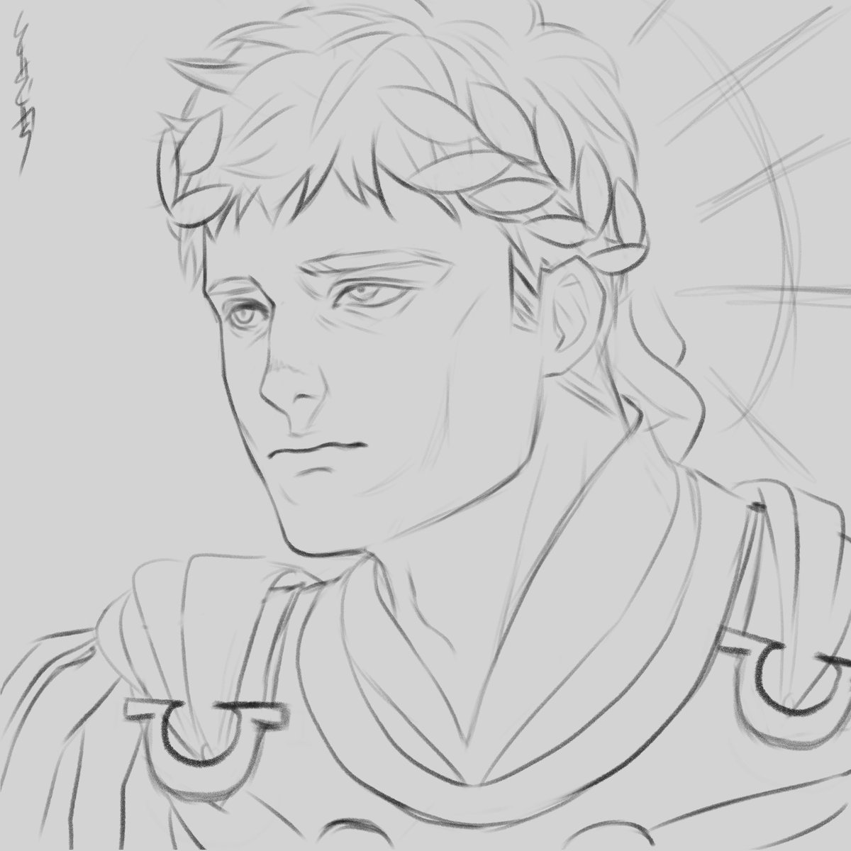 A much younger Guilliman-- maybe right after Konor's death
This is just a scratchy sketch, I will be back to color him properly🫶
#RobouteGuilliman #Ultramarines #warhammer40k #WarhammerCommunity #WarhammerArt