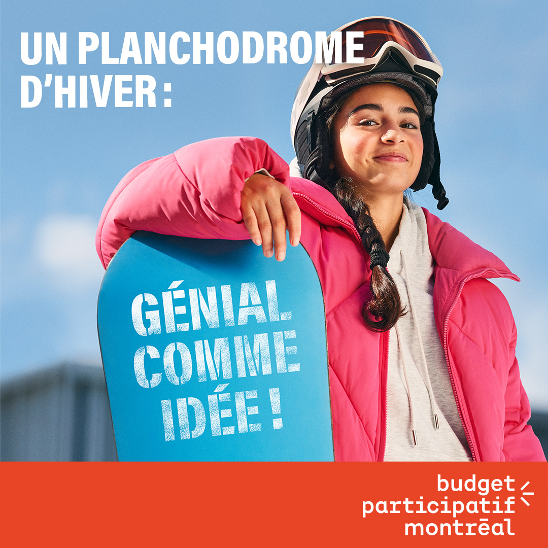 📣 3e édition du budget participatif de Montréal : c'est parti! 

💡 On attend vos idées d'aménagements ou d'équipements municipaux sur les thèmes de la sécurité, de la jeunesse et de l'équité. Vous avez jusqu'au 25 mars.

👉 realisonsmtl.ca/budgetparticip…

#BudgetParticipatif #bpmtl