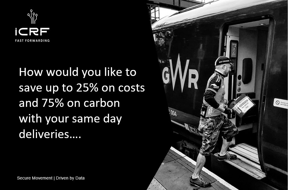 Monday motivation.... Same day logistics shouldn’t cost the earth. ICRF are saving you time, money &amp; the planet.  One small step for stuff, one giant leap for logistics.  Contact us to find out more  #rail #freight #trains #logistics
