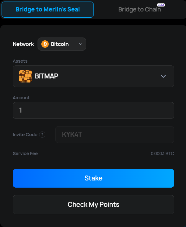 SamSageWize's tweet photo. Just Staked my First Bitmap on Merlin Chain @BitmapTech 

Use my Invite code for more points : KYK4T

#MERLIN #Merlinchain #Bitmap https://t.co/7RbzJulkvy