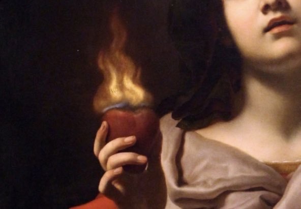 solisolsoli's tweet image. Heart in Paintings