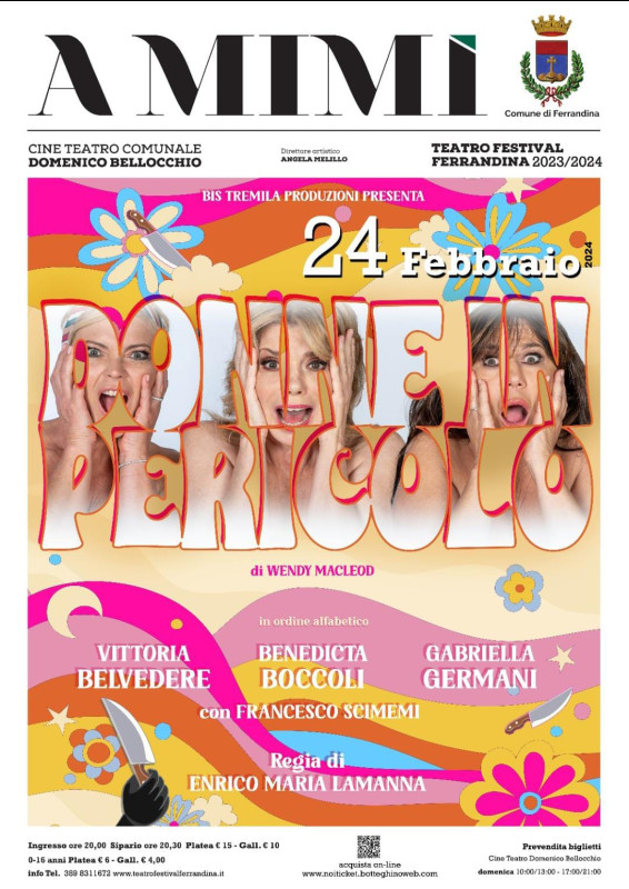 Emmenews -  A Ferrandina in scena “Tre Donne in pericolo” dlvr.it/T2yhWX