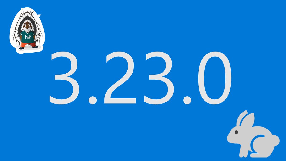m365pnpjs's tweet image. PnPjs version 3.23.0 has been released. A fix for batching and caching together not working and added getSchedule to the graph Calendar endpoint. Check out the details: github.com/pnp/pnpjs
#PnPjs #Microsoft365Dev #M365PnP #PnPWeekly