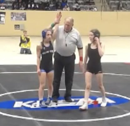 ranger_moore's tweet image. Wrestling State Champion number 3 in the household!!!

#FirstYear #ThatWasFun #DadFallsAnotherSpotOnTheLadder