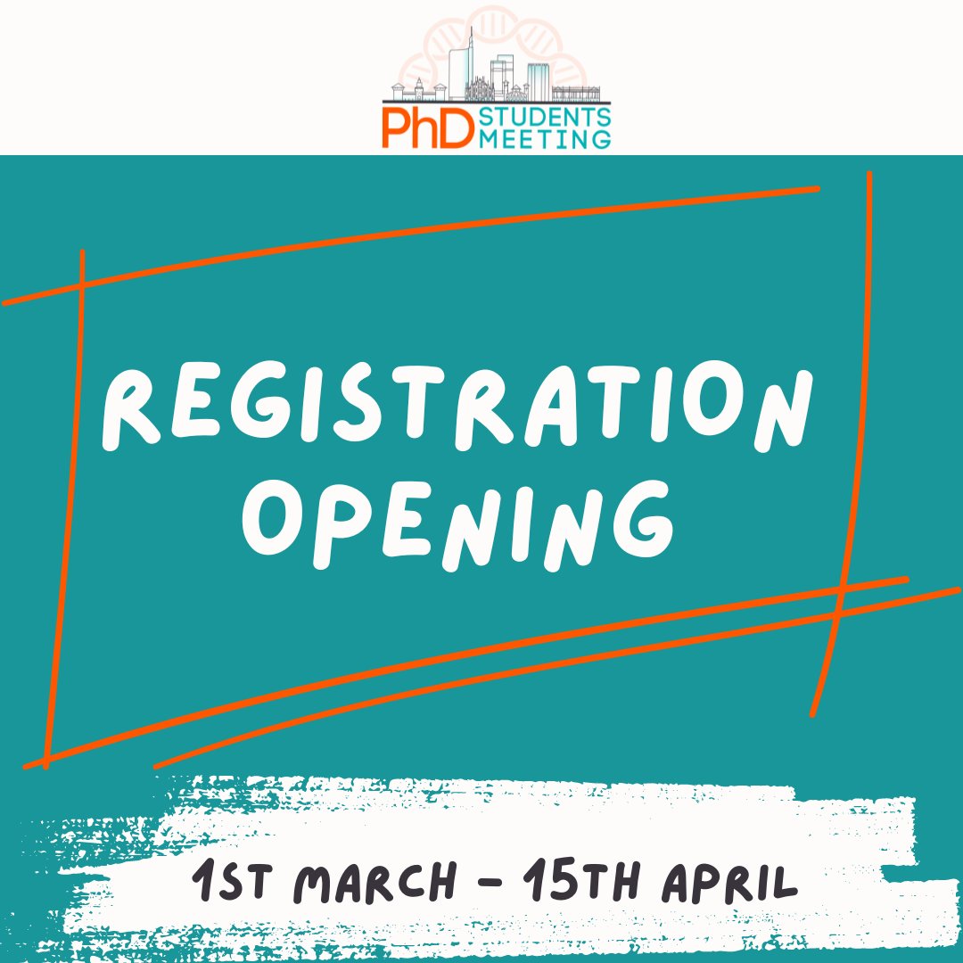 ✨Exciting News: Registration for PhD Students Meeting is Opening Soon!✨

Mark your calendars!🗓️ We're thrilled to announce that registration for PhD Students Meeting will open from March 1st to April 15th!📢

#phdmeeting #PhD #phdstudents #Science
