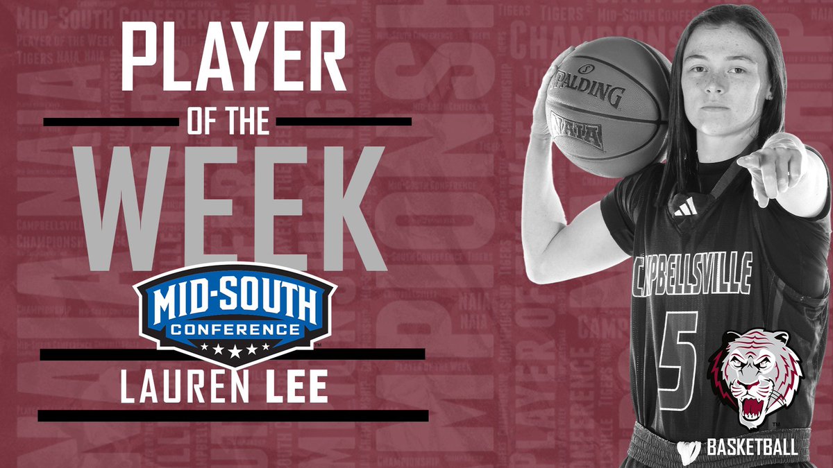 Have a week Lauren Lee! Securing Mid-South Conference Player of the Week honors!