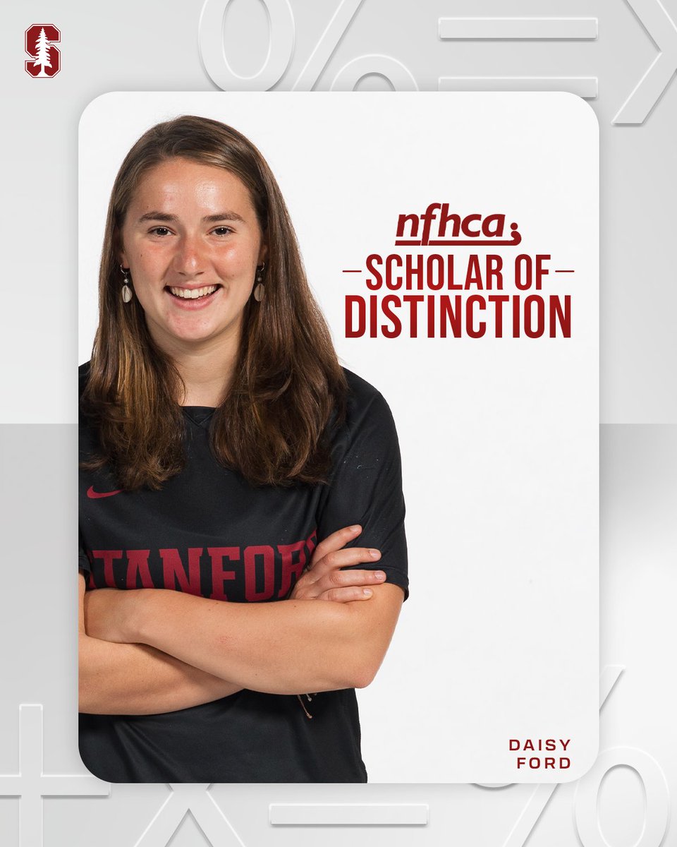 StanfordFH's tweet photo. 𝐄𝐋𝐈𝐓𝐄 𝐢𝐧 𝐭𝐡𝐞 𝐜𝐥𝐚𝐬𝐬𝐫𝐨𝐨𝐦! 📚🌲

Congrats to Daisy, Gemma, and Star for being named NFHCA Scholars of Distinction, given to athletes who maintain a 3.9 or higher GPA!

#GoStanford https://t.co/Czp4swq2lF