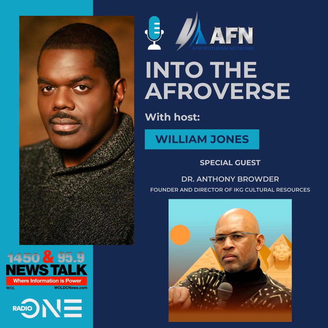 Join us 2/20 at 10 AM pt 1 of a conversation with Anthony Browder @sonofheru. Into the Afroverse on WOL 1450/95.9 and woldcnews.com. Past episodes at: youtube.com/@afrofuturismn… #IntoTheAfroVerse #afrofuturism #kemet #talkshow #talkradio #blackhistory #blackhistory365