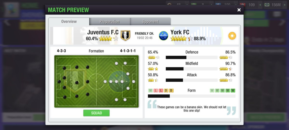 Matchday 16 of the Derby Championship and we play @juventusfc_te with a chance to go 2 points away from 3rd

We hope to win so we have good morale for a massive game against <a href="/TESCFrisianBoys/">SC Frisian Boys</a>

I hope we have and intense game with lots of chances and banging goals in this game