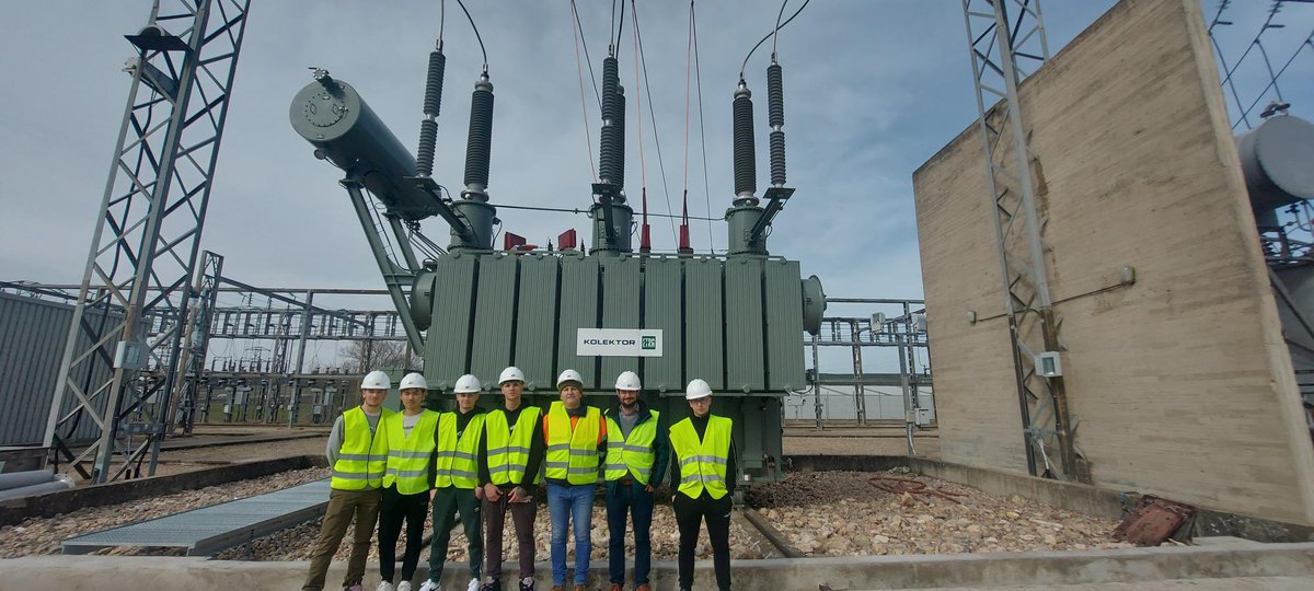 La semana pasada los alumnos de FP de Instalaciones Eléctricas y Automáticas visitaron la subestación eléctrica Villimar de Iberdrola, una de las más grandes de Castilla y León.