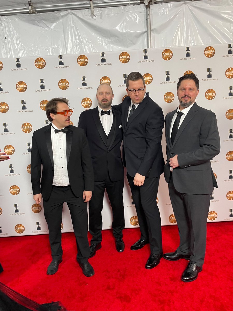 Had a pretty good time at the @AnnieAwards this weekend for Hilda’s final season. Got to hang out with some cool people.