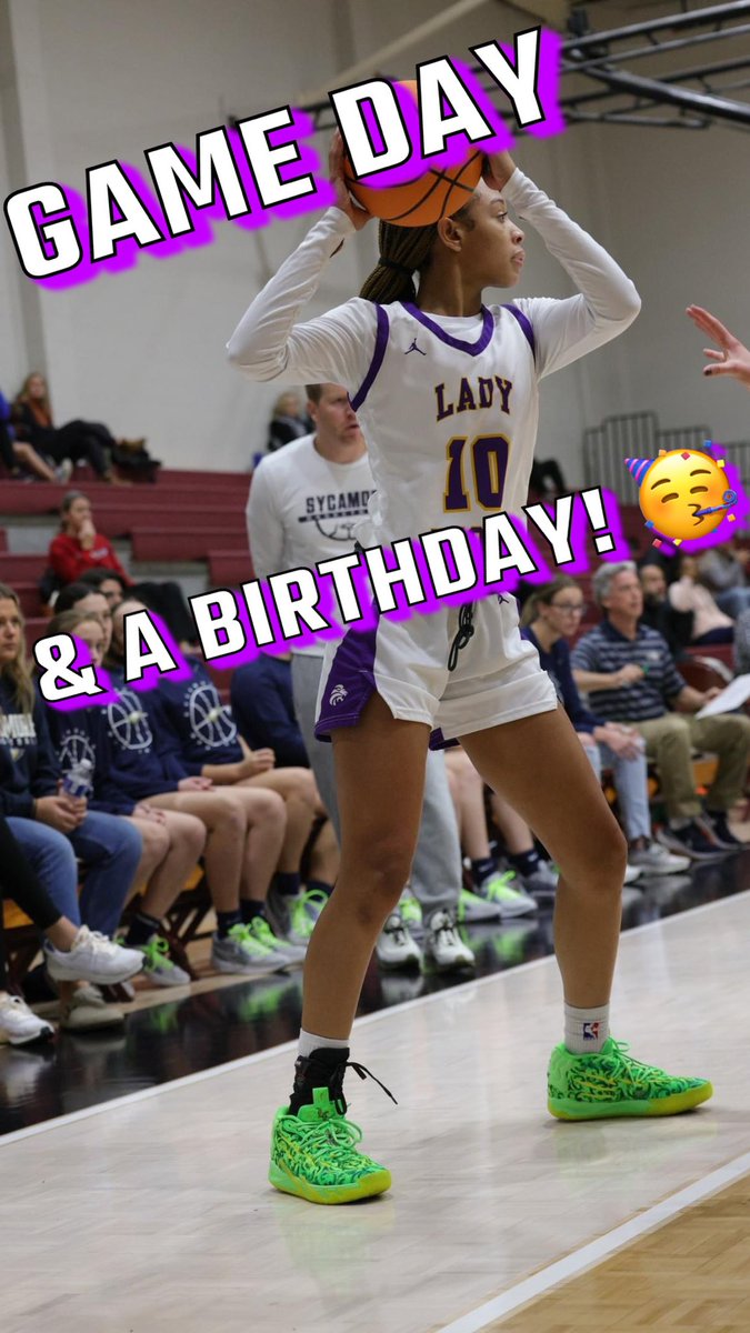 GAME DAAAAY!!! AND OUR TIONNA’S BIRTHDAY!! 🥳 Let’s send all our love to T and our Lady Lions as we play for the 3 seed going into the Region Tournament starting Feb. 23!