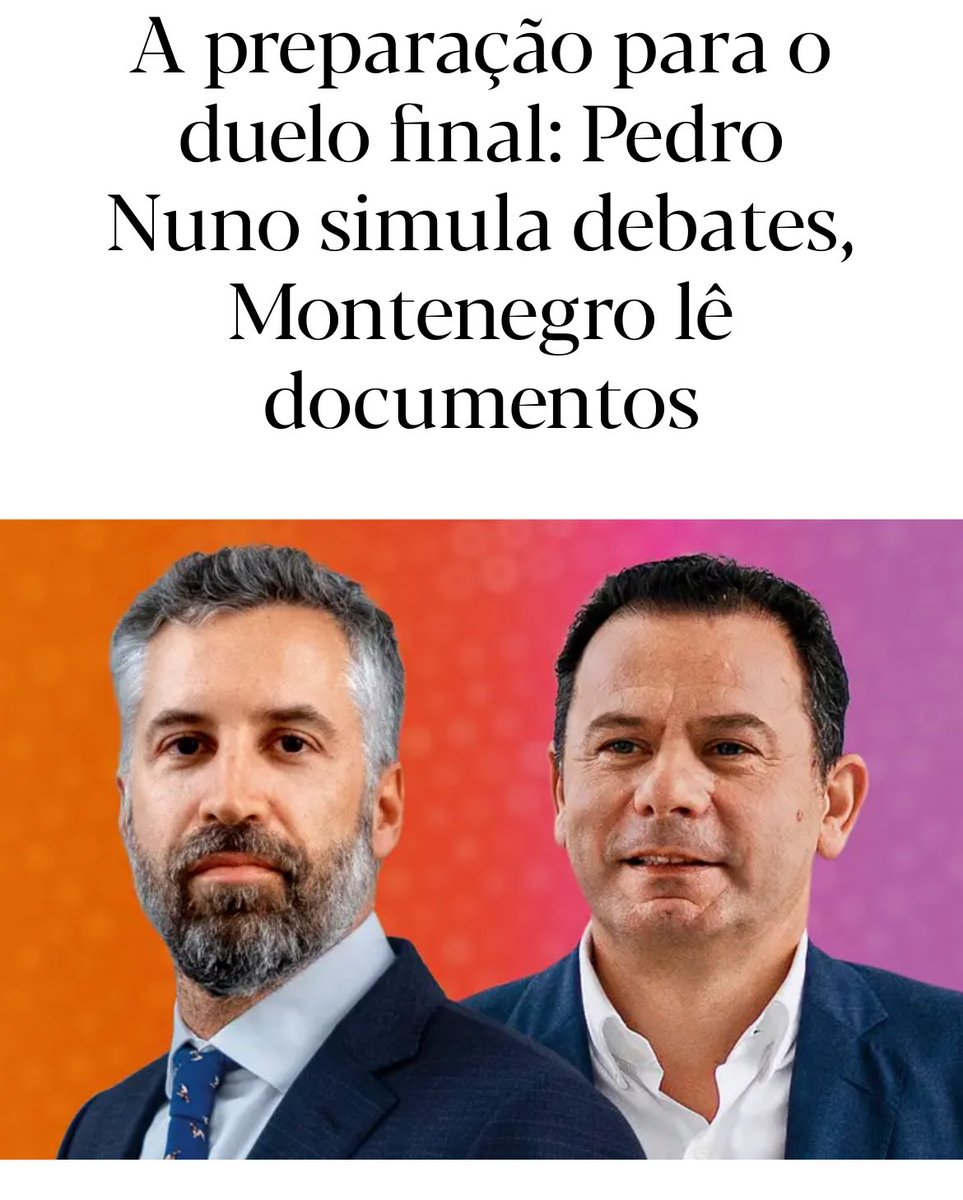 Aqui é possível ver uma diferença fundamental entre os dois possíveis primeiro-ministros: um prepara-se para as televisões, o outro prepara-se para governar