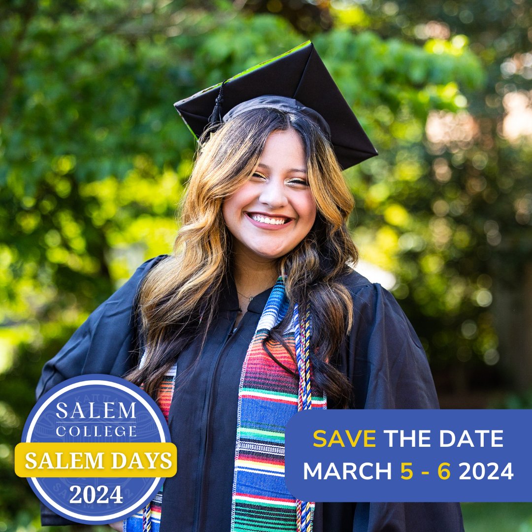 𝗦𝗮𝗹𝗲𝗺 𝗗𝗮𝘆𝘀 𝟮𝟬𝟮𝟰: 𝗠𝗮𝗿𝗰𝗵 𝟱𝘁𝗵 - 𝟲𝘁𝗵 Join us as we unite to support Student Scholarships and Areas of Greatest Need (the College Fund). Thank you for wearing your Salem gear, showing your support, and sharing our efforts.