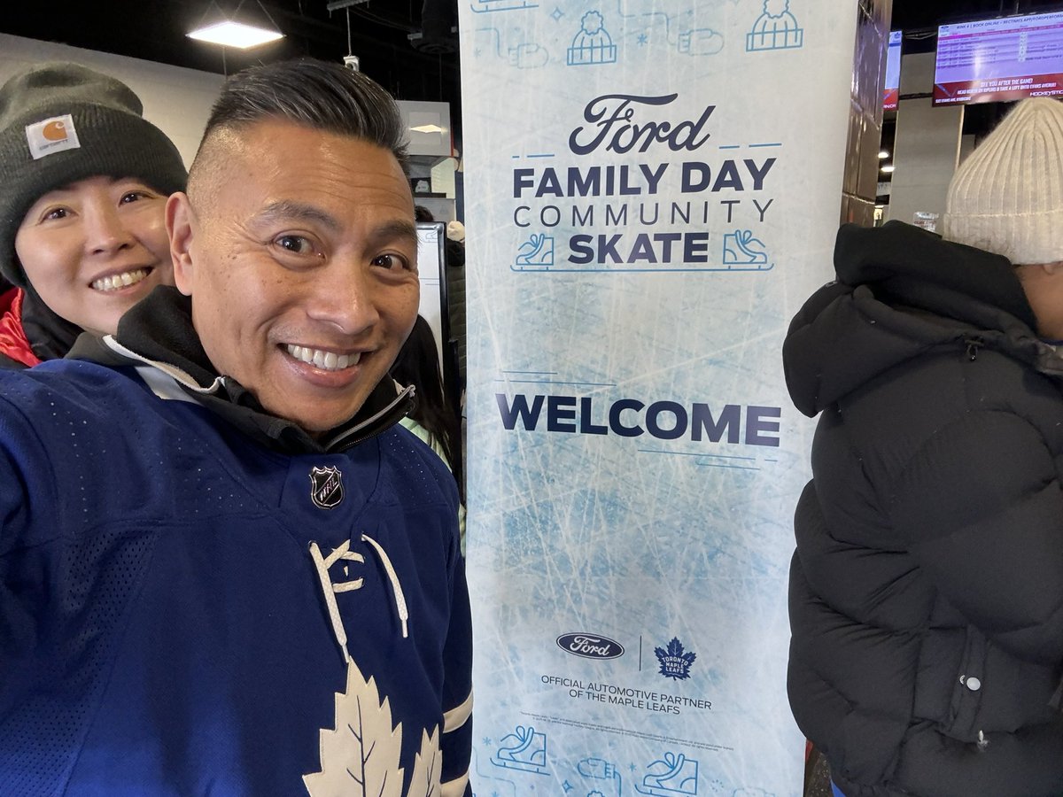 JBT888's tweet photo. @TheFordFANatic Family Day skate for some Leaf tickets. Hopefully! #fordfanpower https://t.co/2lmIe6mS2G