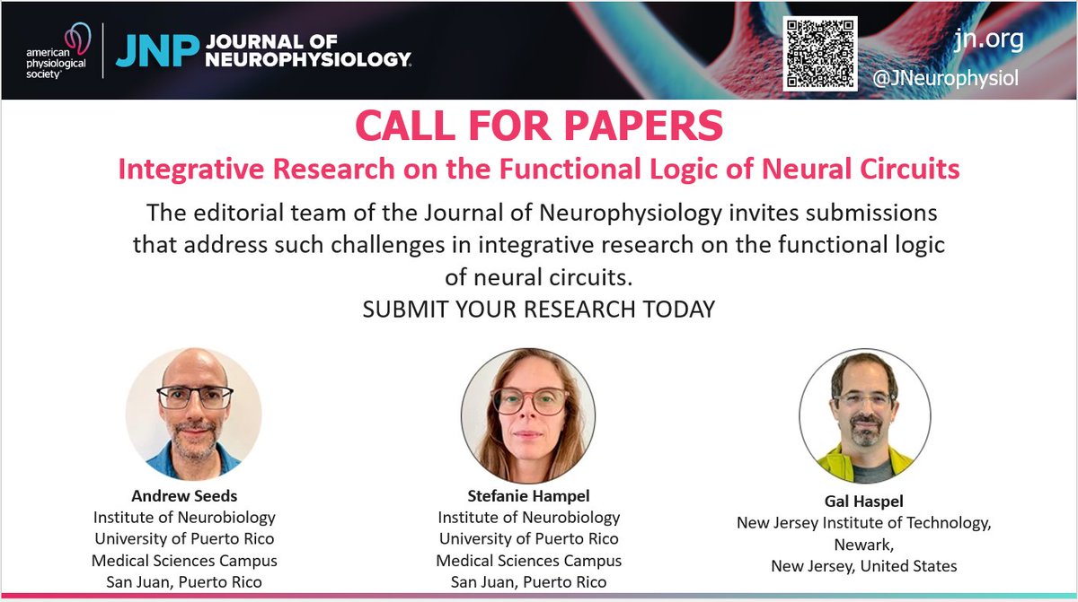 📢#CallforPapers on Integrative Research on the Functional Logic of #NeuralCircuits

✅ow.ly/pL3j50QpL03

Deadline: September 1, 2024

👉Submit your research today! ow.ly/iU1w50QpL04

#Neurophysiology #AINeuroscience