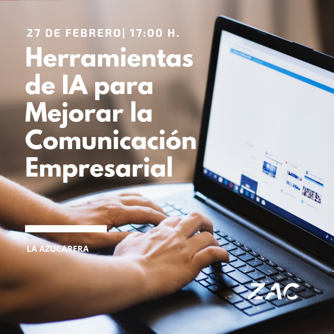 👌 Taller práctico con herramientas como Canva y Gamma, para diseñar presentaciones empresariales visualmente atractivas y profesionalmente impactantes.

27 FEBRERO 2024
Horario: 17:00 h
La Azucarera
con <a href="/aroasoria/">Aroa Soria</a> 

👉 zaragoza.es/zac/events/716…